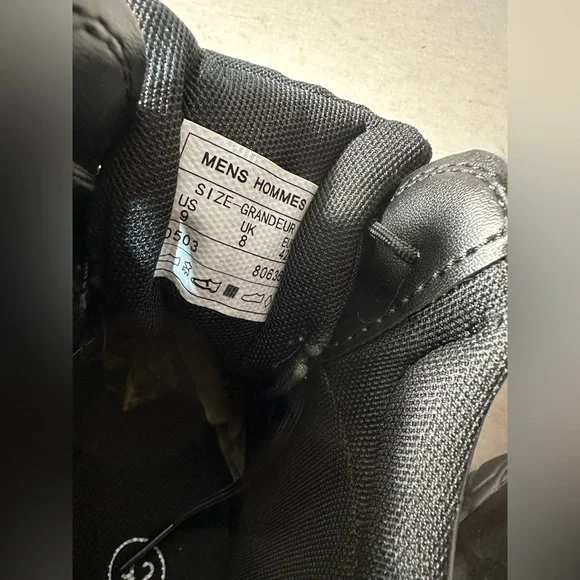 NWT HARGLESMAN Men's Tactical Leather Combat Boots Size 9 - Picture 5 of 6